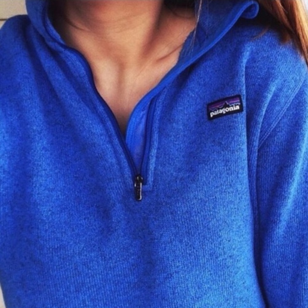 patagonia better sweater royal blue